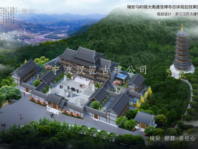 小寺廟設計圖_小型寺院規劃方案_農村小寺廟布局效果圖